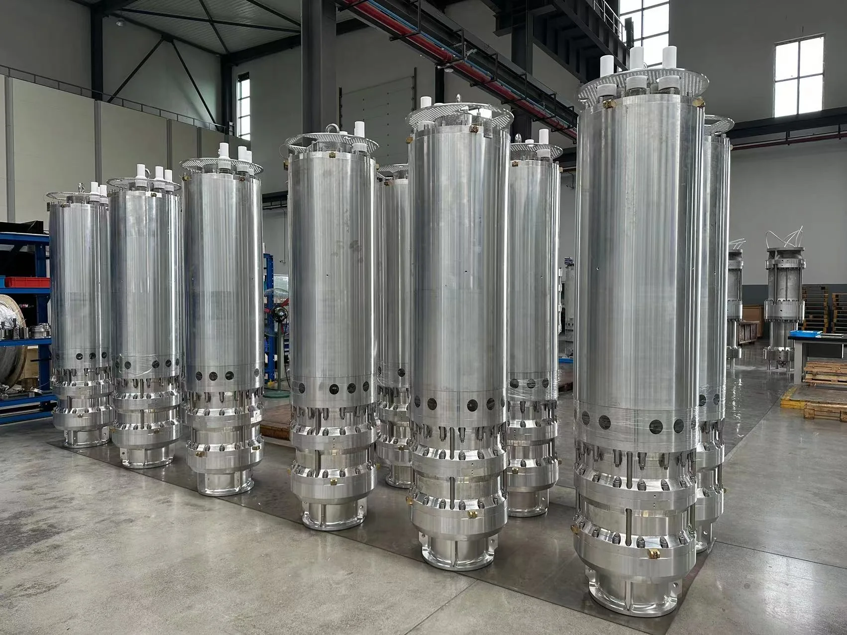 C-NAC in-tank pumps installed at the factory